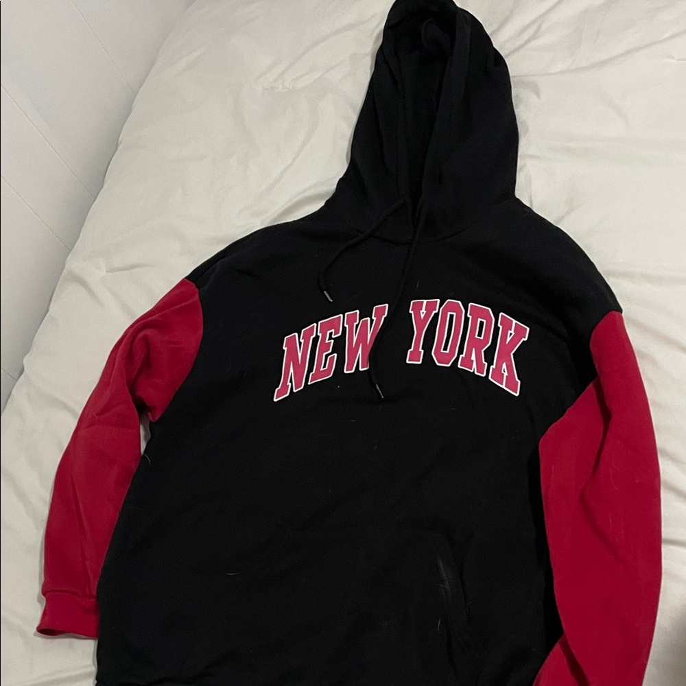 Black and Red New York Hoodie